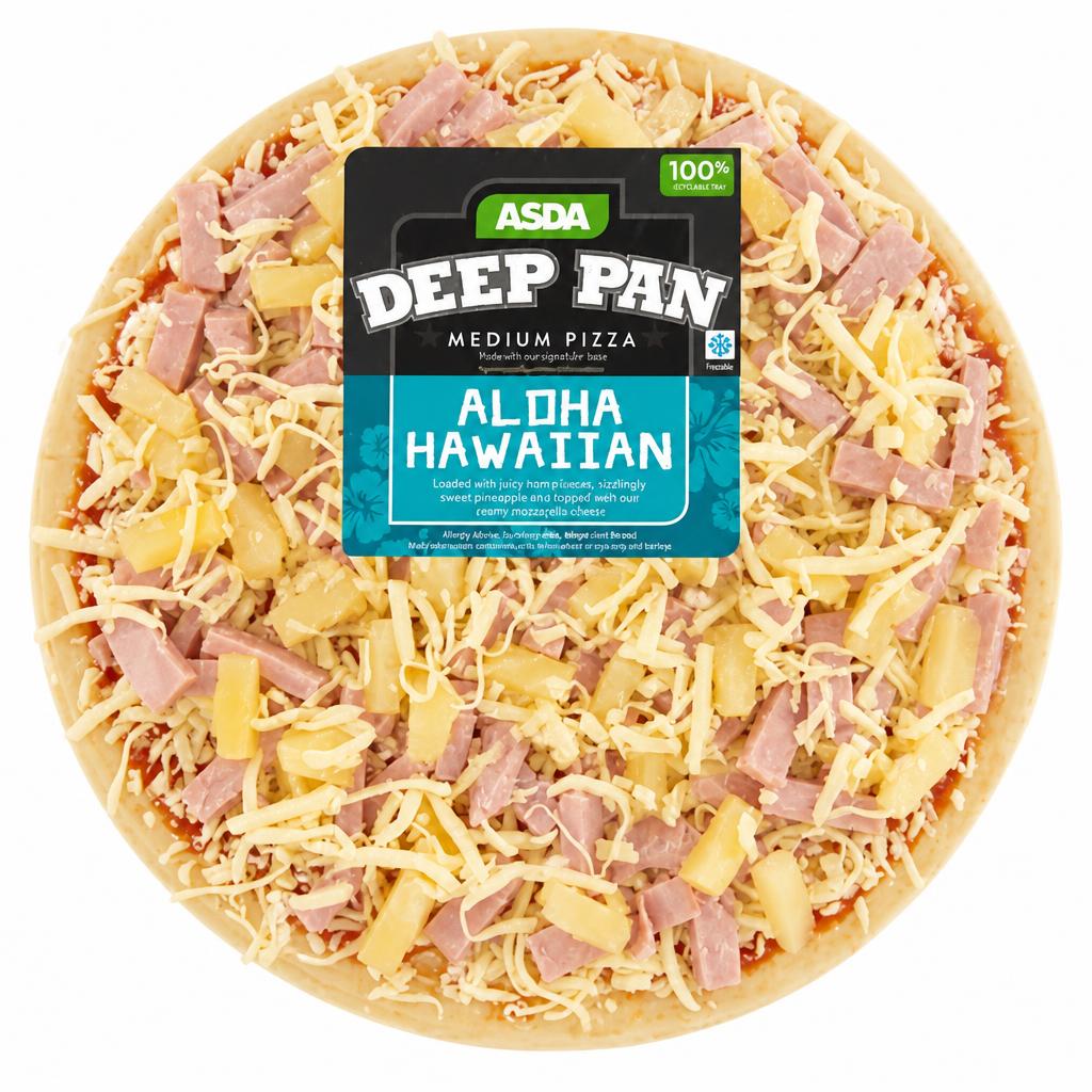 ASDA Hawaiian Medium Deep Pan Pizza