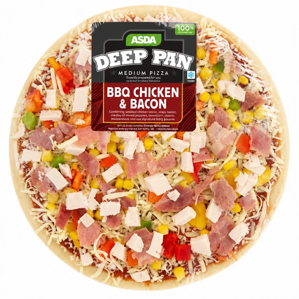 ASDA BBQ Chicken & Bacon Large Deep Pan Pizza
