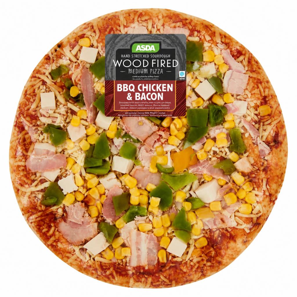ASDA BBQ Chicken and Bacon Medium Woodfired Pizza