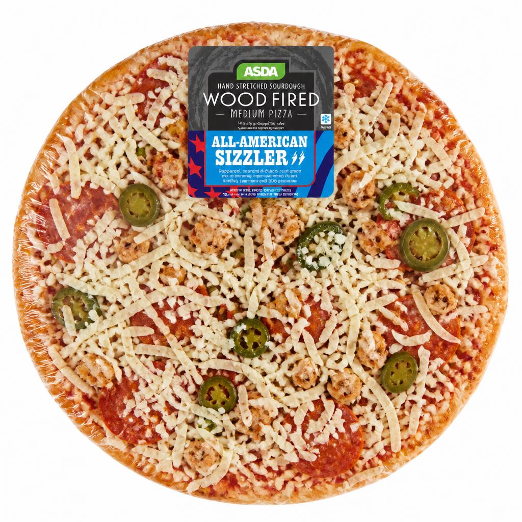 ASDA The Sizzler Medium Woodfired Pizza