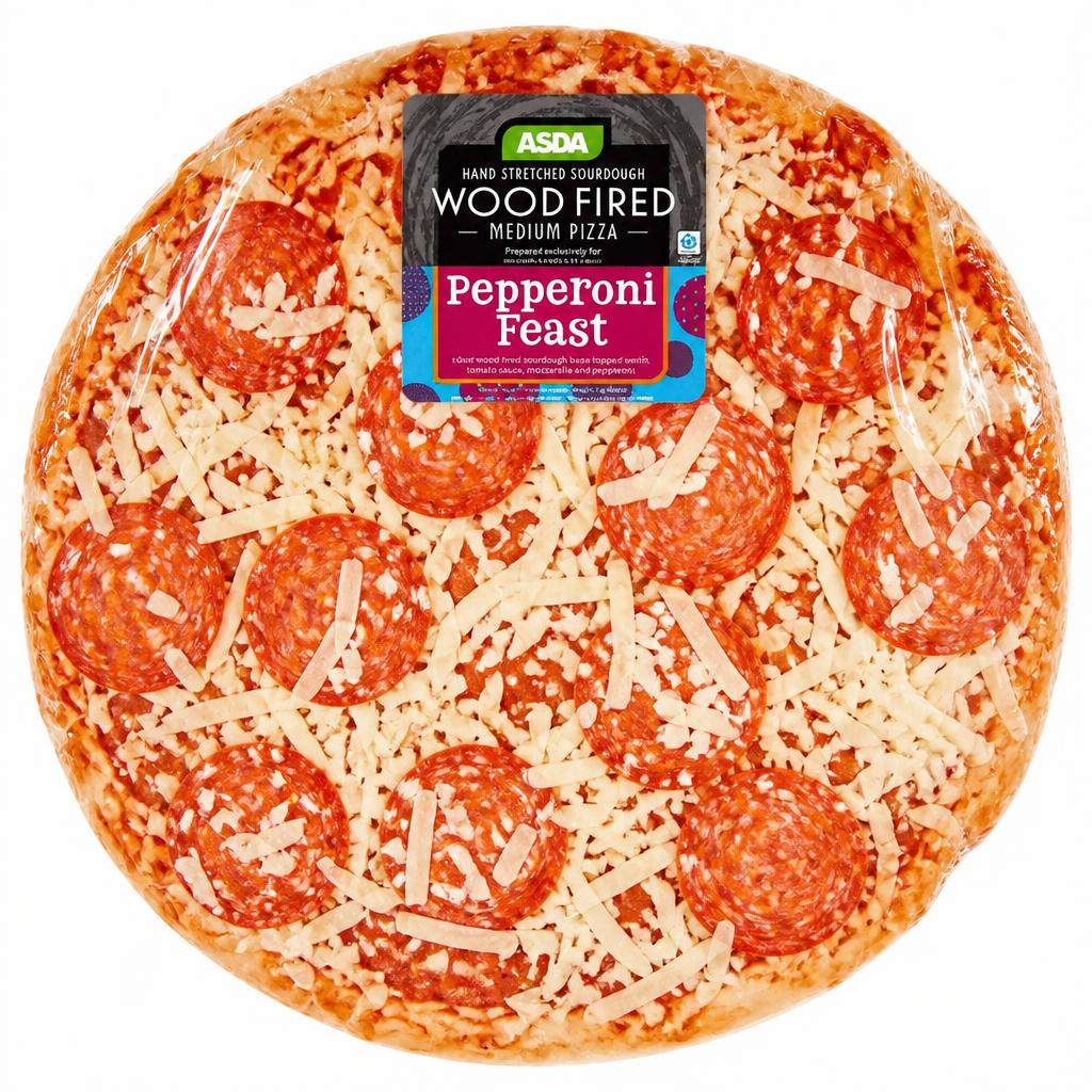 ASDA Pepperoni Feast Medium Woodfired Pizza