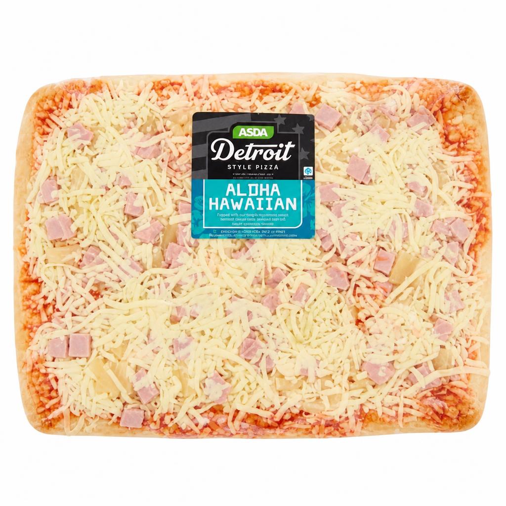 ASDA Aloha Hawaiian Detroit Style Pizza