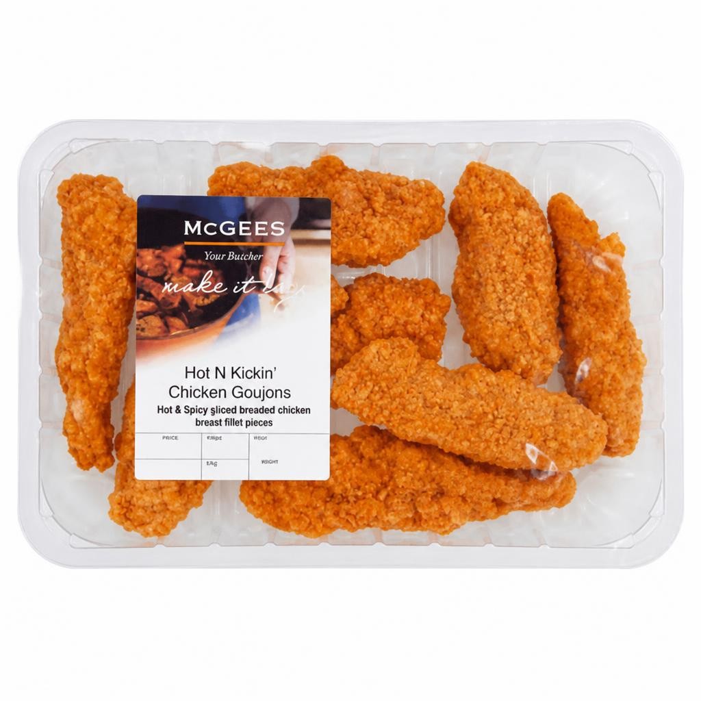 McGee's Your Butcher Hot N Kickin' Chicken Goujons 350g