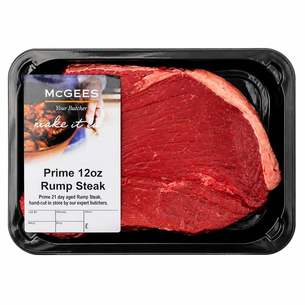 McGees Your Butcher Prime 12oz Rump Steak 350g