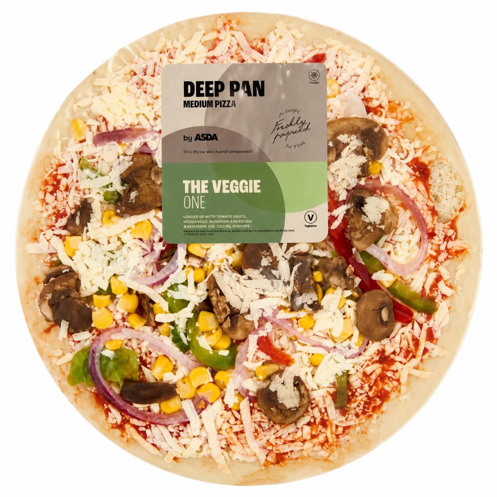 ASDA The Veggie One Medium Deep Pan Pizza 469g