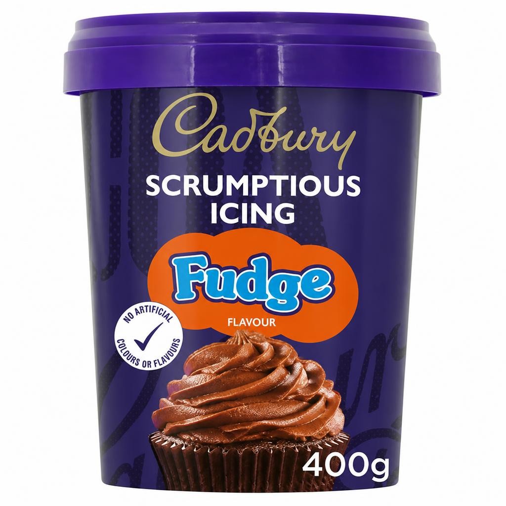 Cadbury 400g Baking Chocolate Fudge Flavour Cake Icing