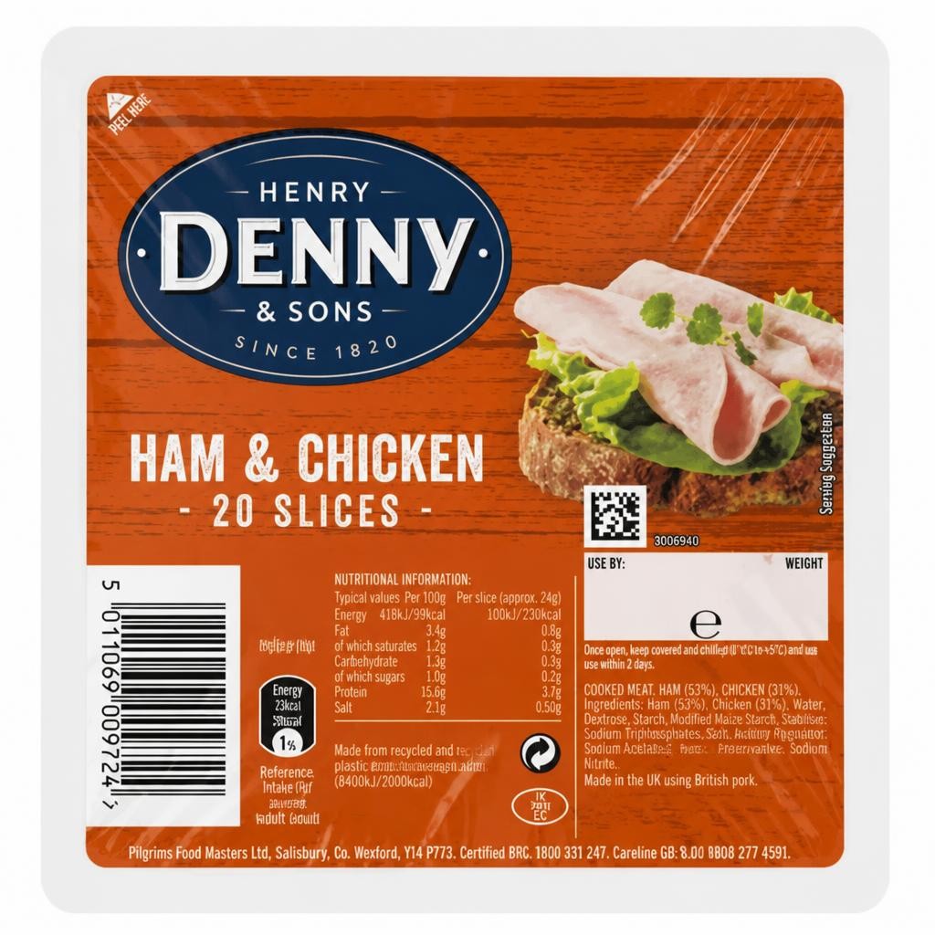Henry Denny & Sons Ham & Chicken 20 Slices
