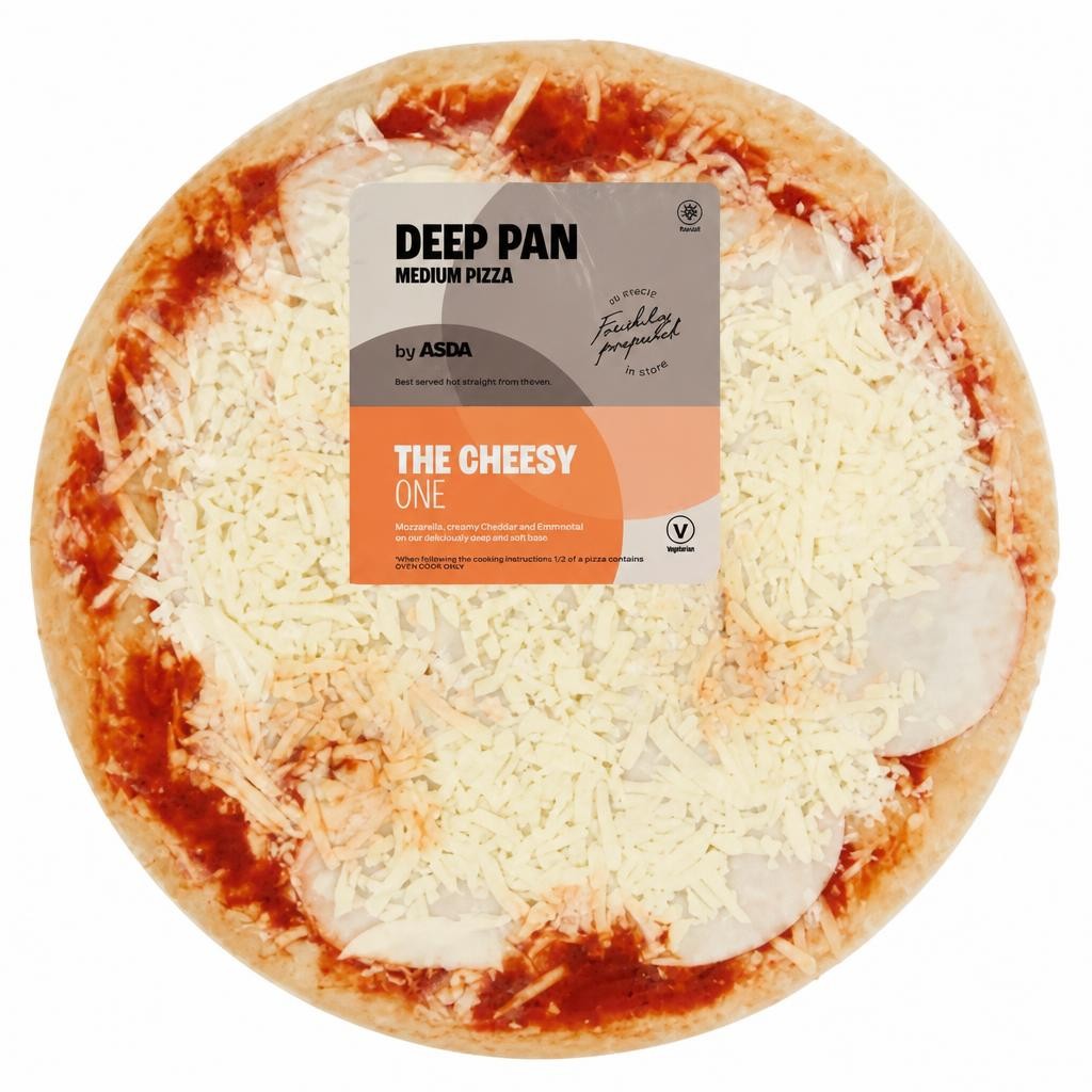 ASDA The Cheesy One Medium Deep Pan Pizza 378g