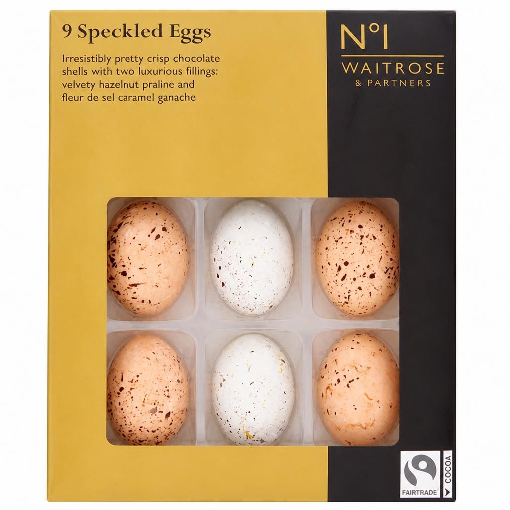 No.1 9 Speckled Chocolate Easter Eggs