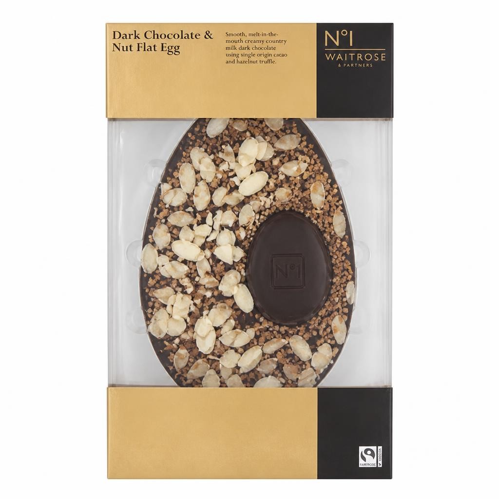 No.1 Dark Chocolate & Nut Flat Egg