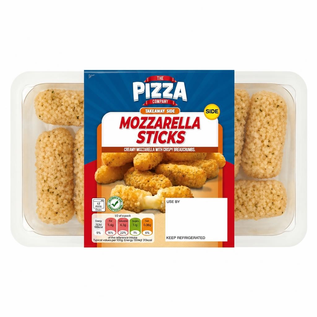 The Pizza Company Mozzarella Sticks 120g