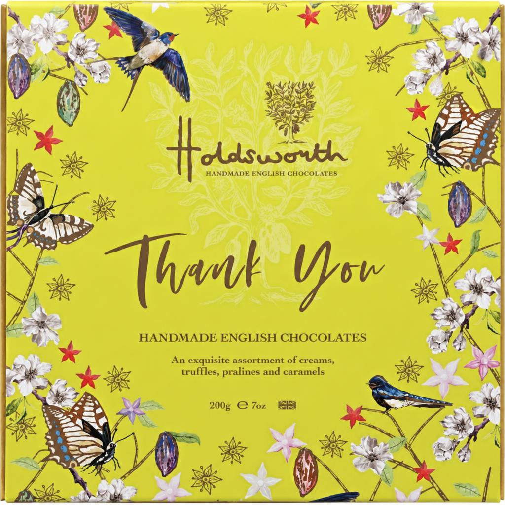 Holdsworth Chocolates Thank You 200g Box