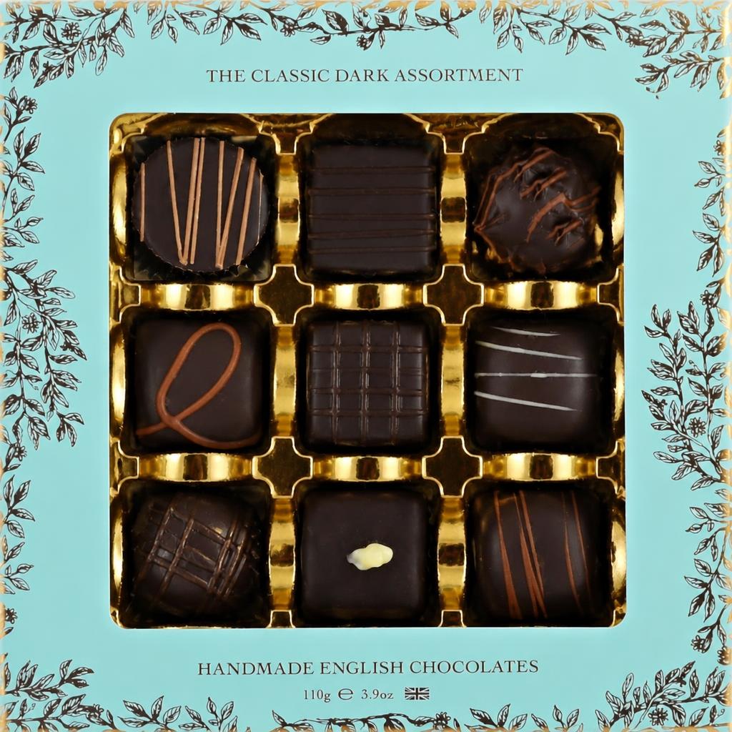 Holdsworth Chocolates Classic Dark Assortment Box 110g