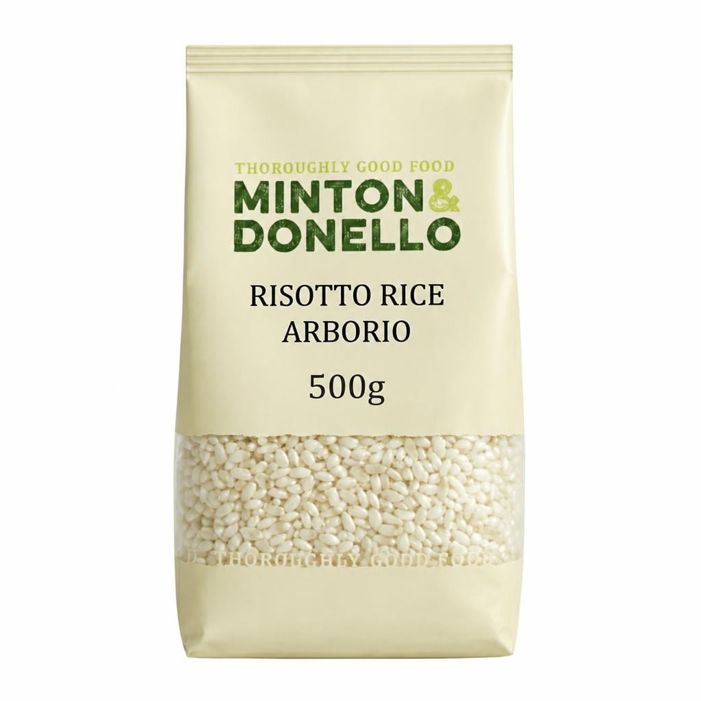 Minton & Donello Arborio White Rice Risotto 6 x 500g