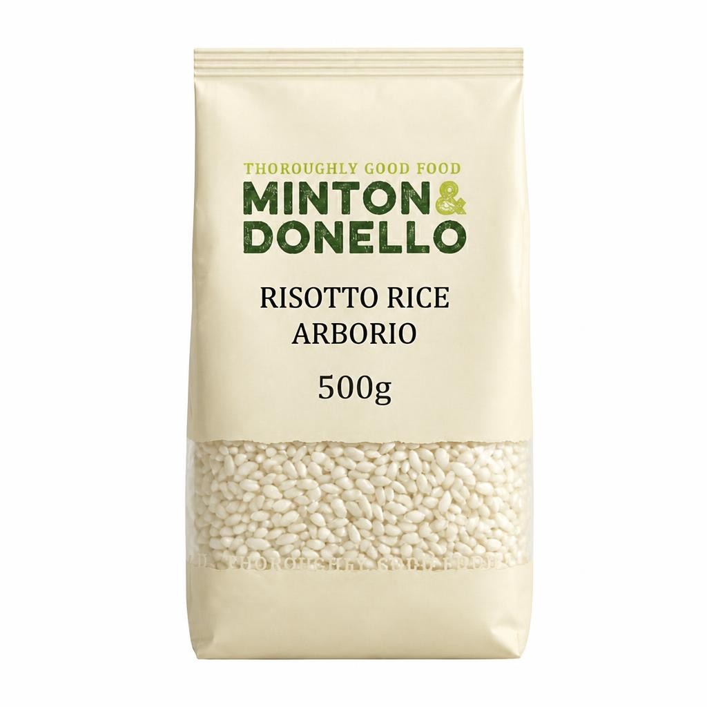 Minton & Donello Arborio White Rice Risotto 6 x 500g
