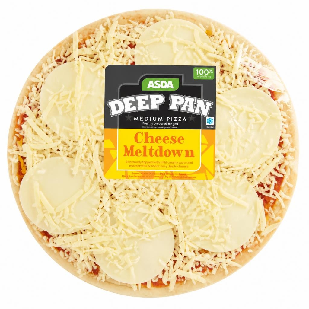 ASDA Cheese Meltdown Deep Pan Pizza