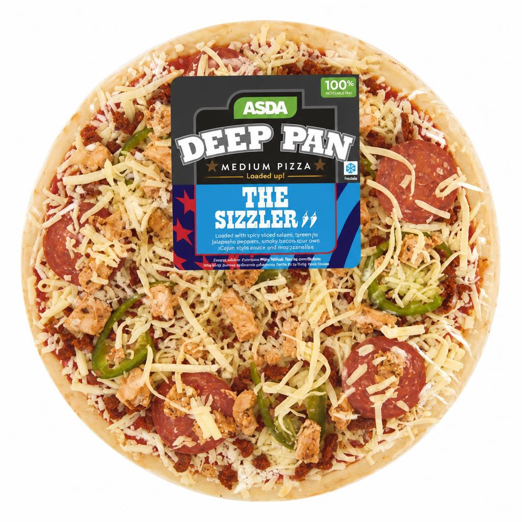 ASDA The Sizzler Medium Deep Pan Pizza