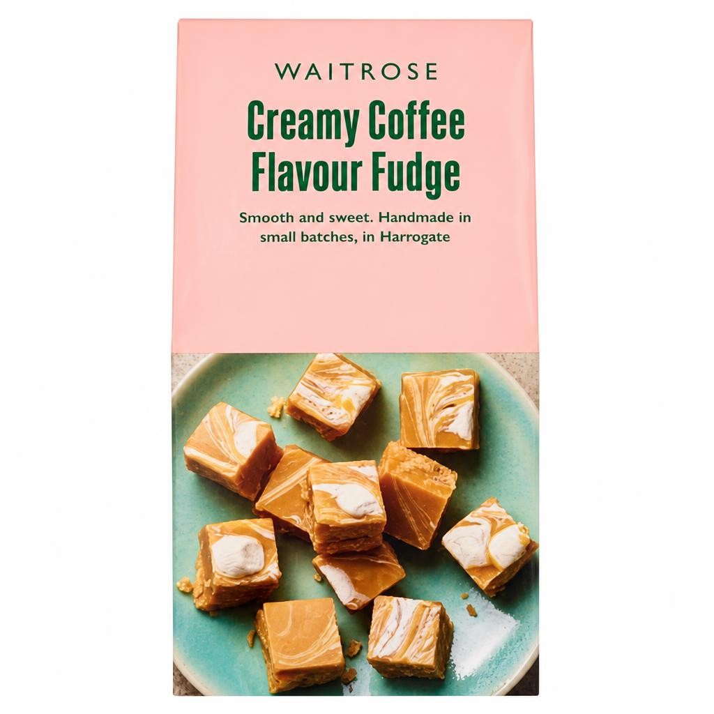 Waitrose Creamy Coffee Flavour Fudge