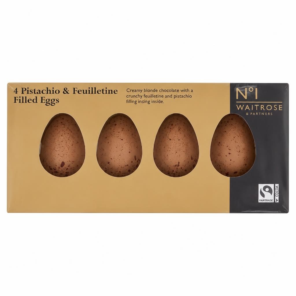 No.1 Pistachio & Feuilletine Filled Eggs