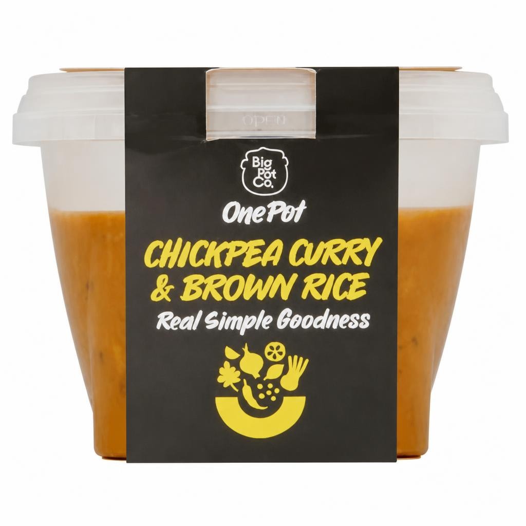 Big Pot Co OnePot Chickpea Curry & Brown Rice 380g