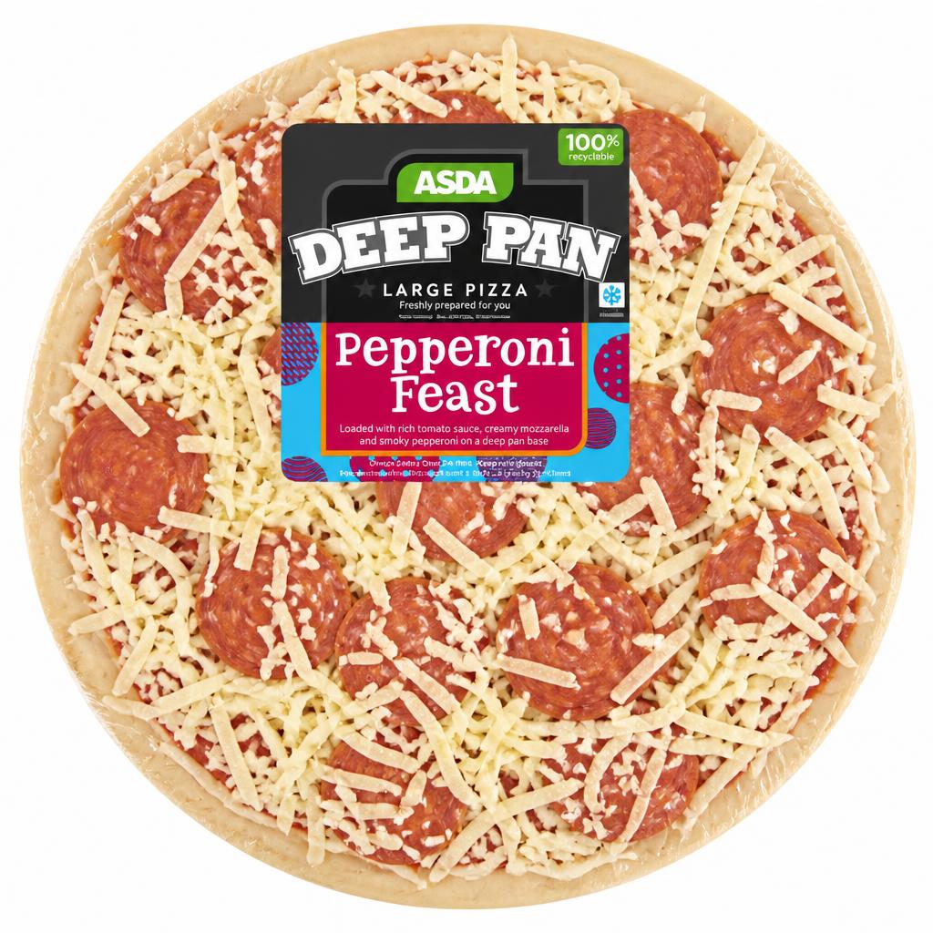 ASDA Pepperoni Feast Large Deep Pan Pizza