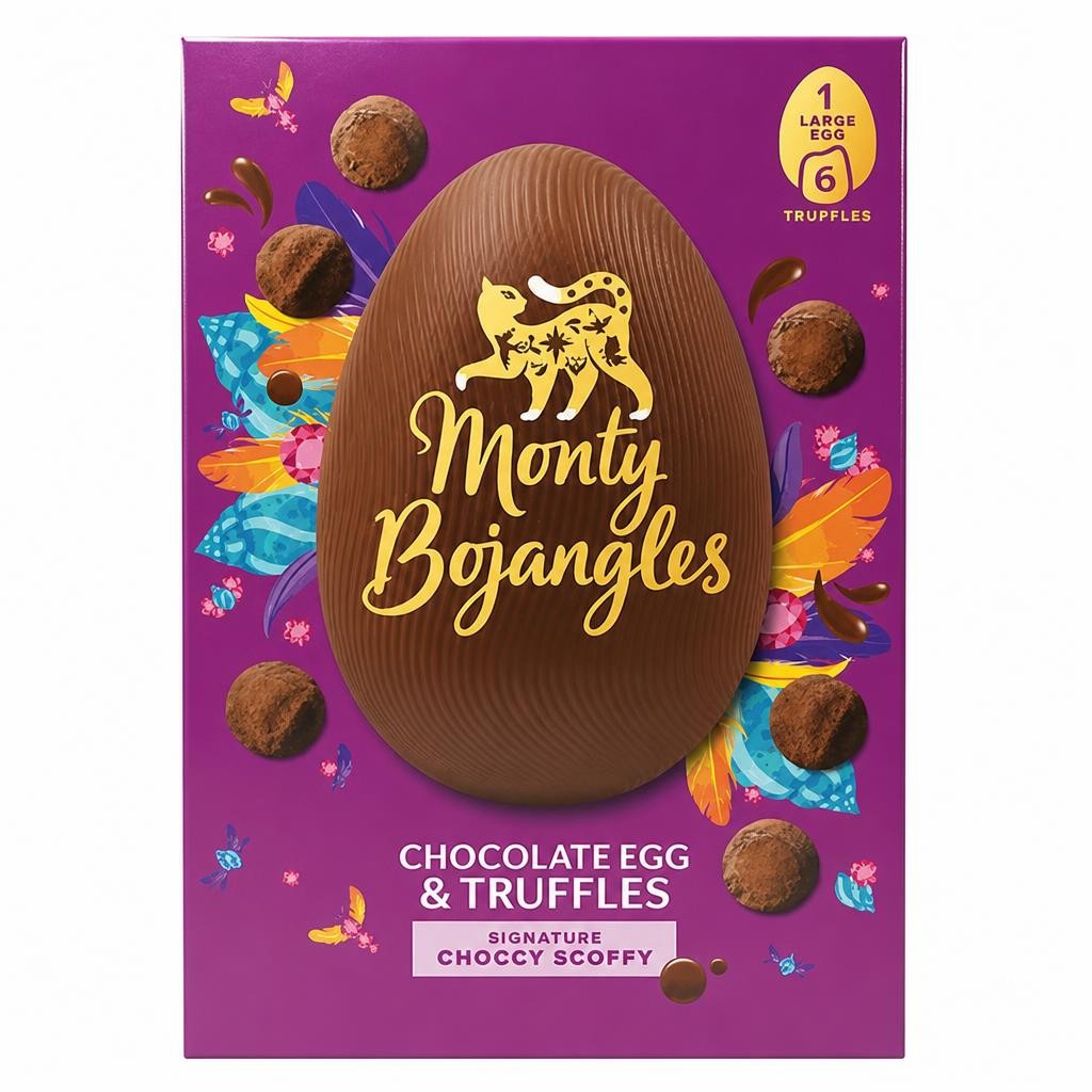 Monty Bojangles Signature Choccy Scoffy Truffles & Egg
