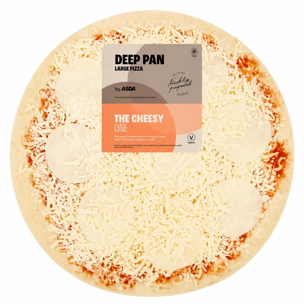 ASDA The Cheesy One Large Deep Pan Pizza 832g