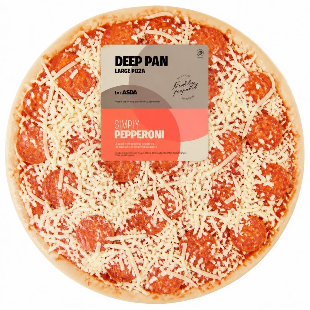 ASDA Simply Pepperoni Large Deep Pan Pizza 844g