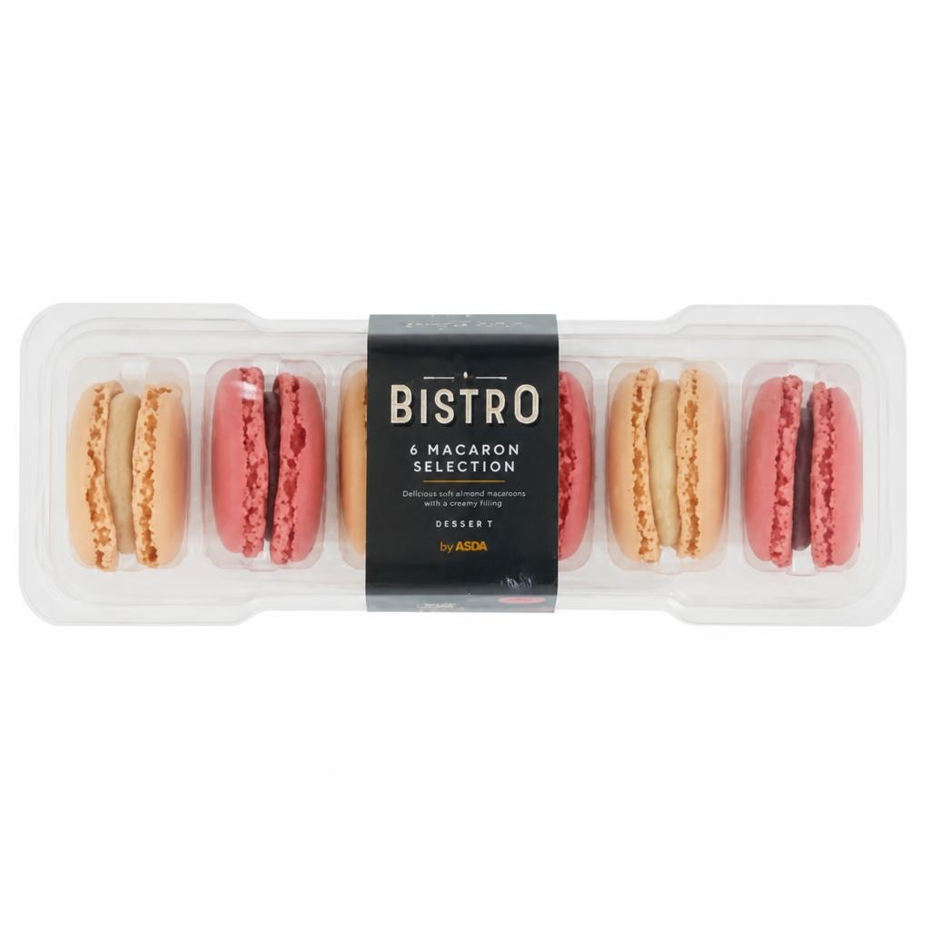 Bistro by ASDA 6 Macaron Selection 66g