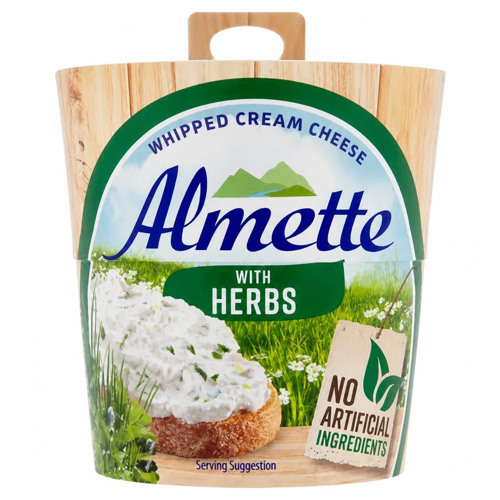 Almette Whipped Cream Cheese with Herbs 150g
