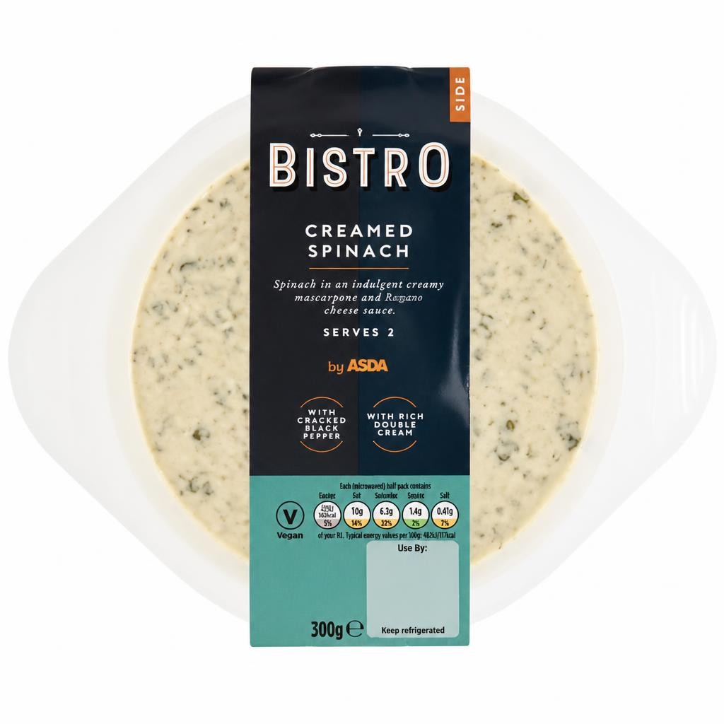 Bistro by ASDA Bistro by  Creamed Spinach 300g