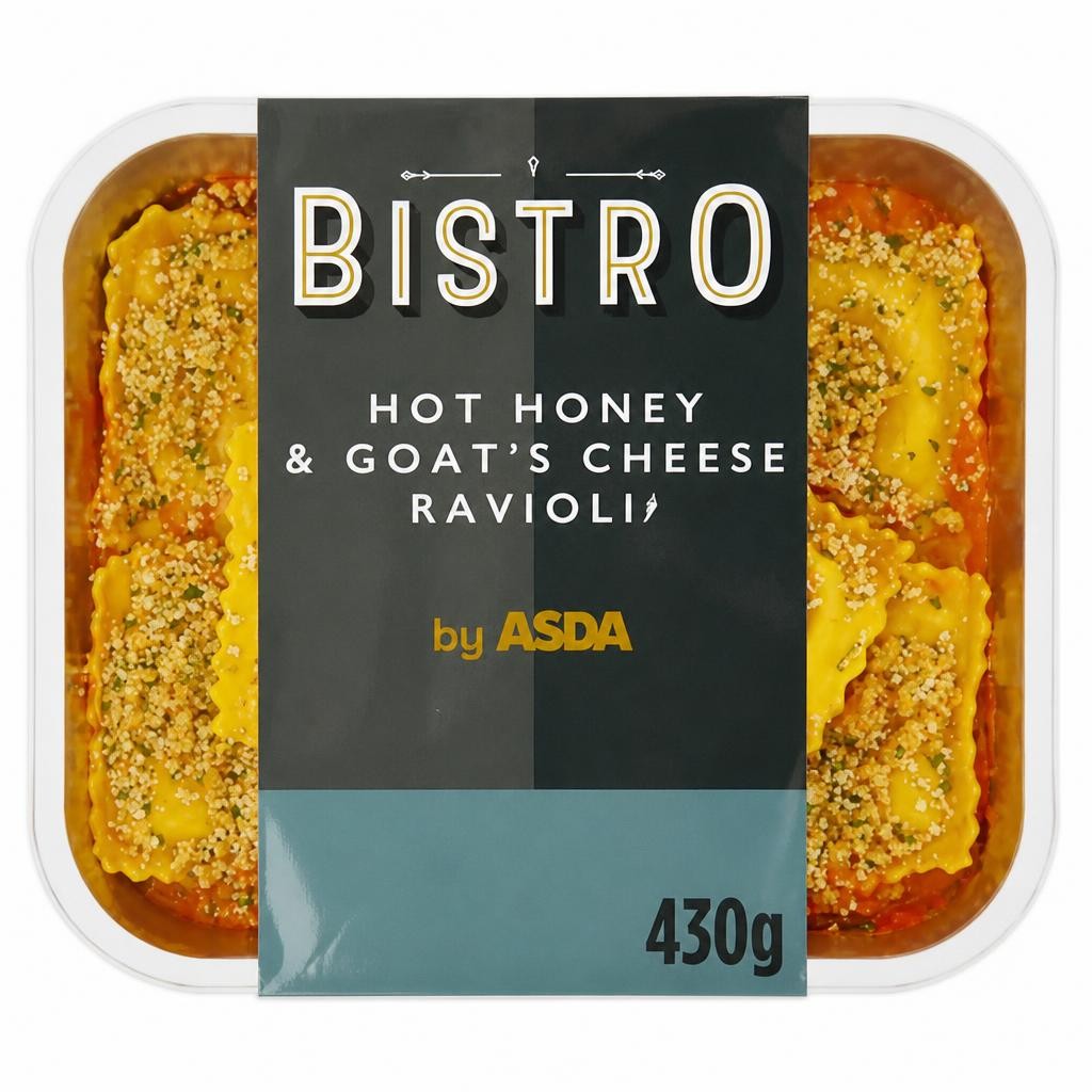 Bistro by ASDA Bistro by ASDA Hot Honey & Goat's Cheese Ravioli 430g
