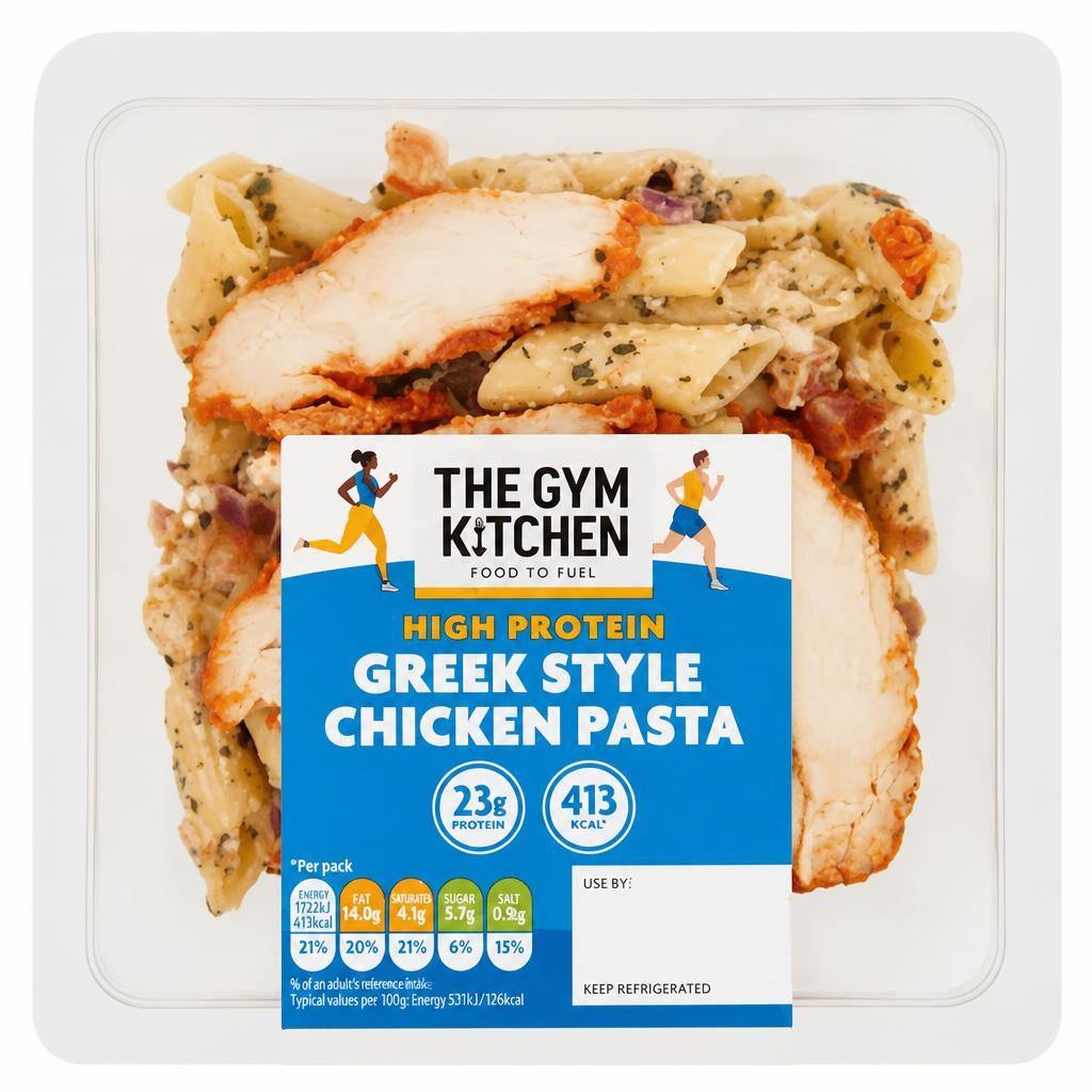 The Gym Kitchen Greek Style Chicken Pasta 275g