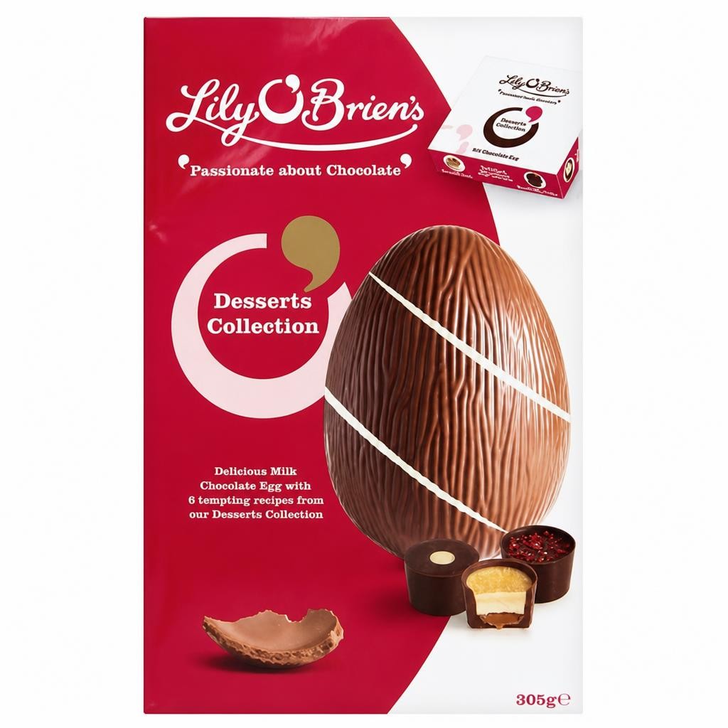 Lily O'Brien's Dessert Collection Milk Chocolate Egg
