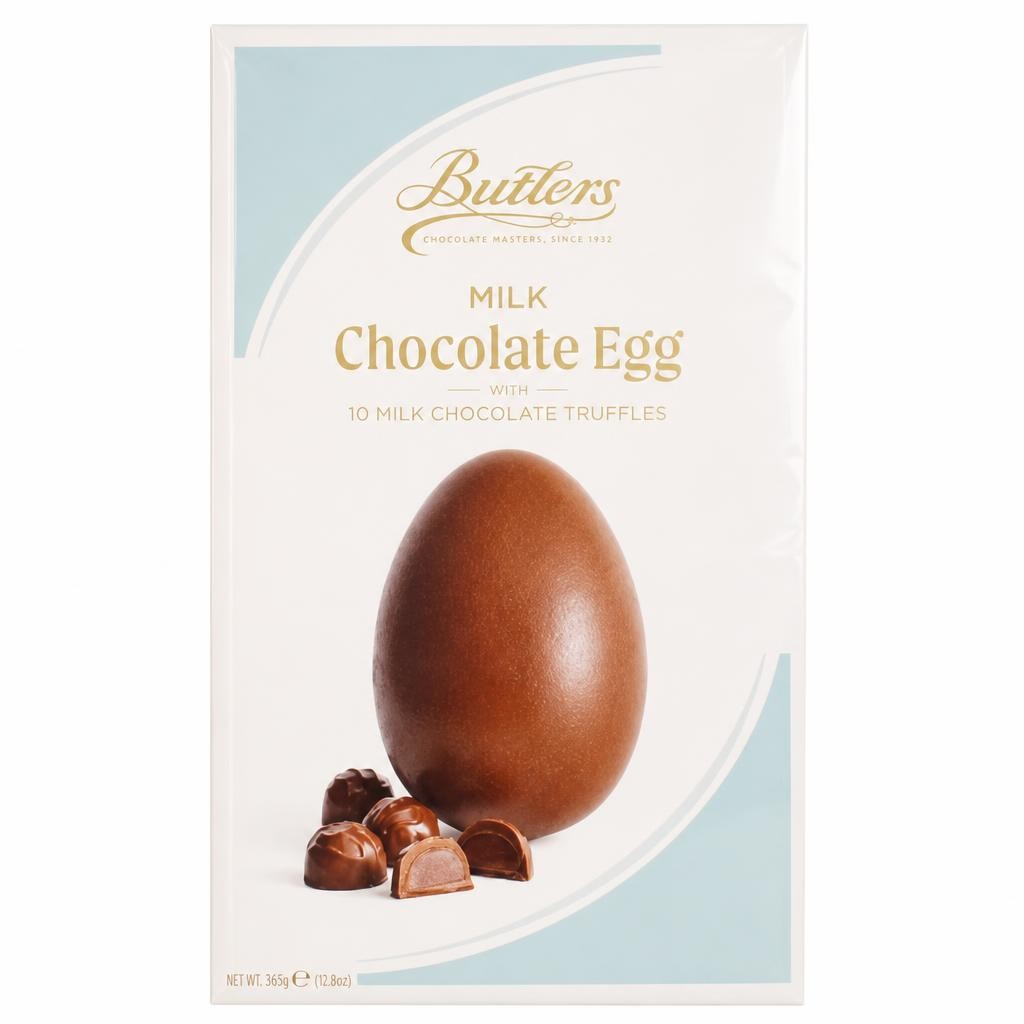 Butlers Luxury Milk Chocolate Egg with 12 Truffles
