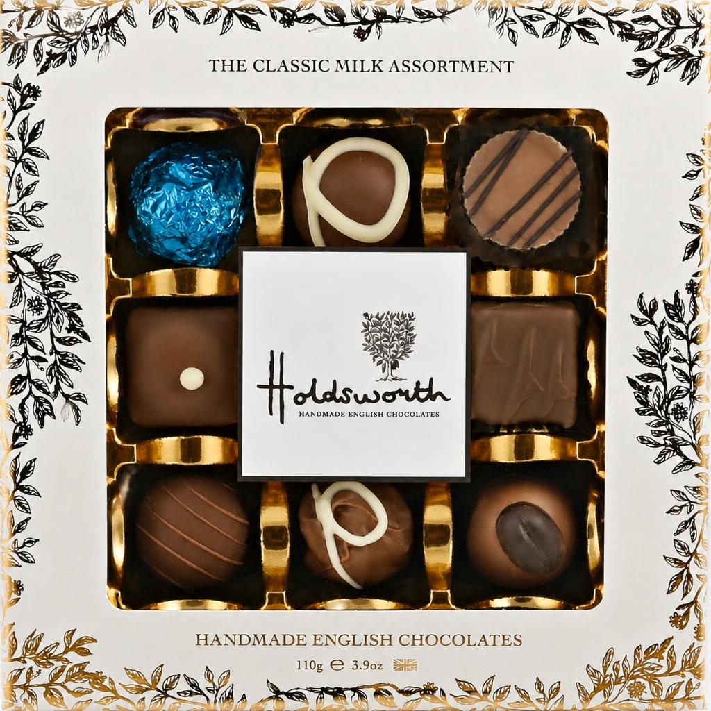 Holdsworth Chocolates Classic Milk Assortment Box 110g