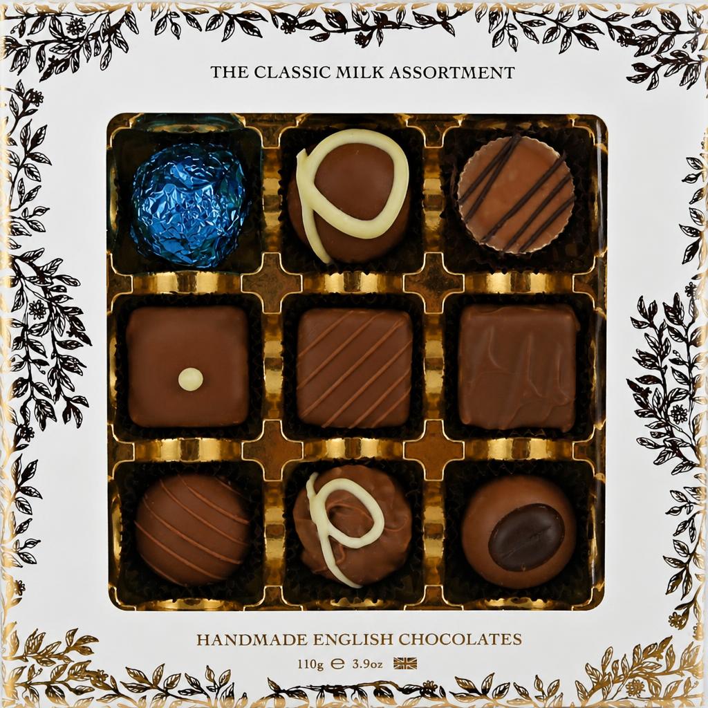 Holdsworth Chocolates Classic Milk Assortment Box 110g