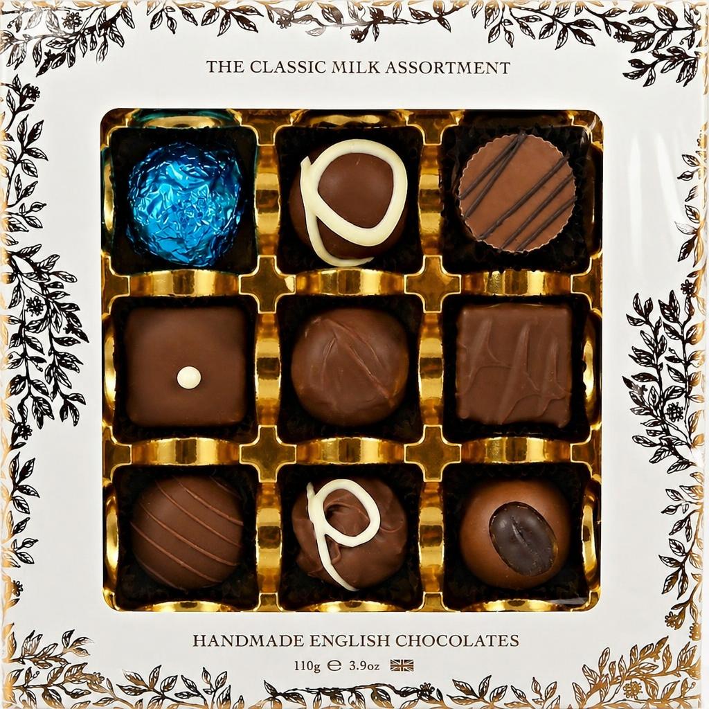 Holdsworth Chocolates Classic Milk Assortment Box 110g