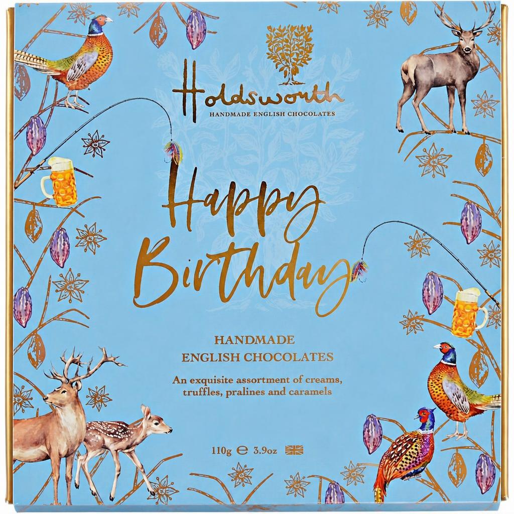 Holdsworth Chocolates Happy Birthday Blue Box 110g