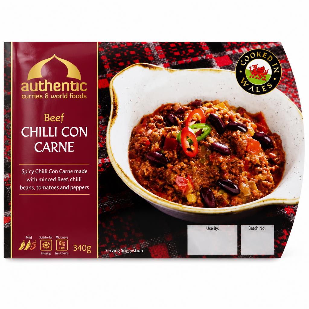 Authentic Beef Chilli Con Carne 340g