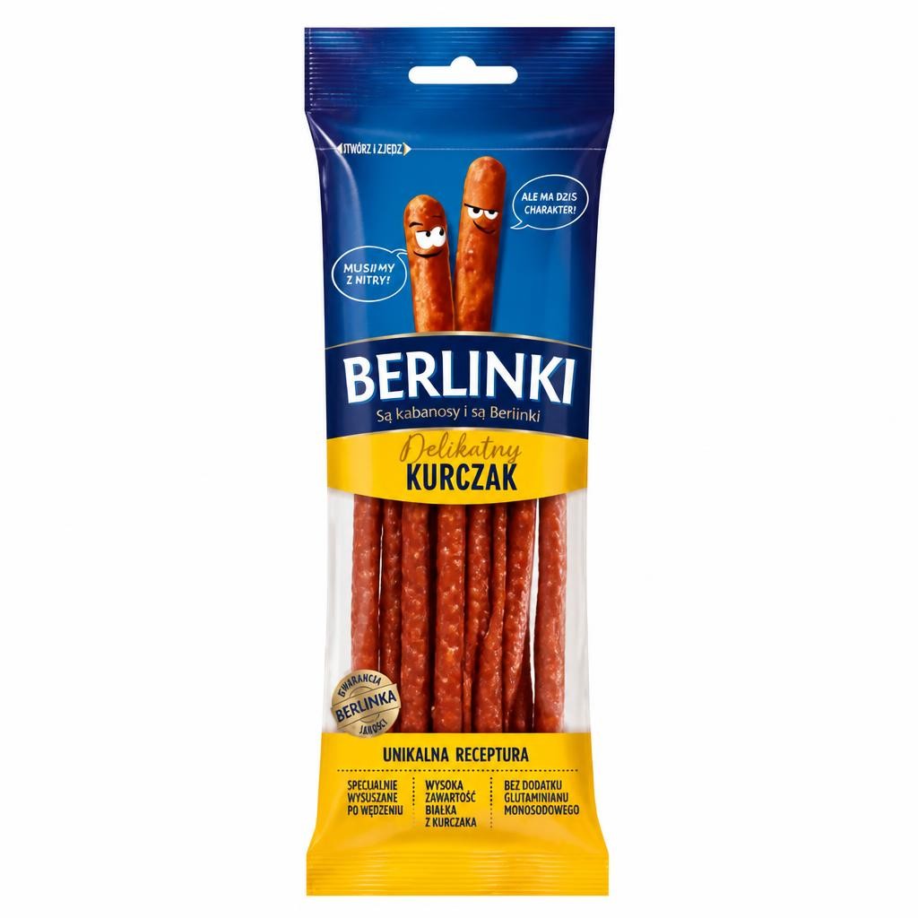 Berlinki Kabanos Chicken 85g
