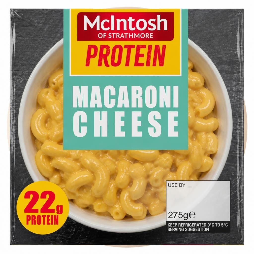 McIntosh of Strathmore of Strathmore Protein Macaroni Cheese 275g
