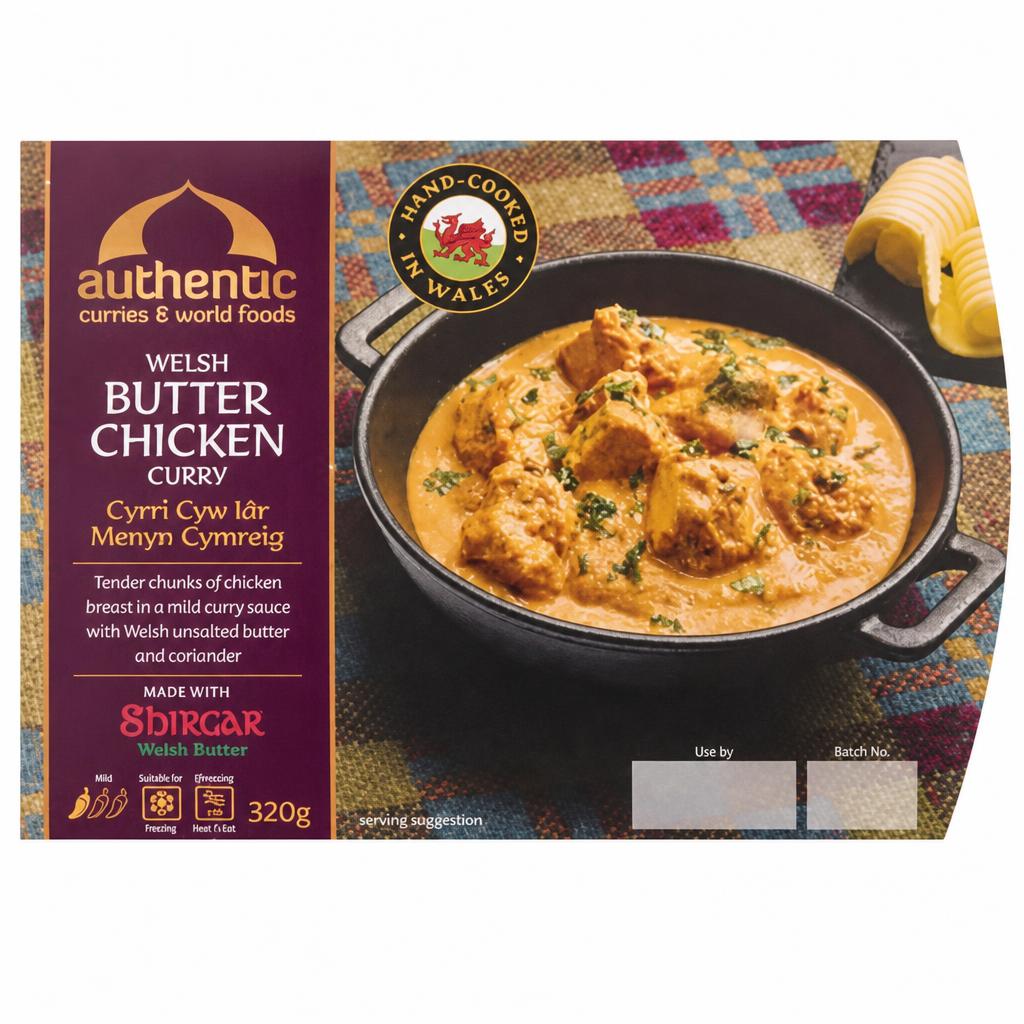 Authentic Curries & World Foods Welsh Butter Chicken Curry 320g