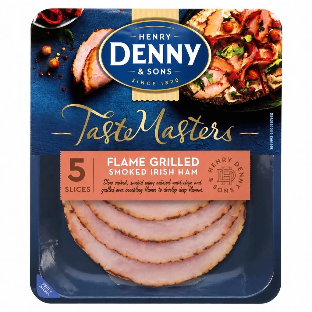 Henry Denny & Sons Taste Masters 5 Flame Grilled Smoked Irish Ham Slices