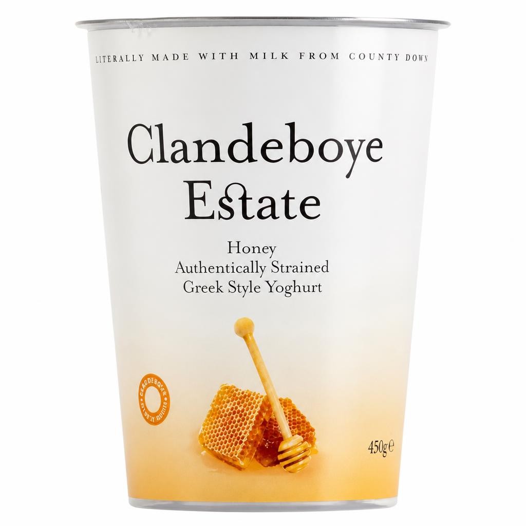 Clandeboye Estate Honey Authentically Strained Greek Style Yoghurt 450g