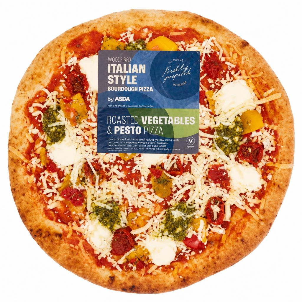 ASDA Roasted Vegetables & Pesto Italian Style Pizza 474g