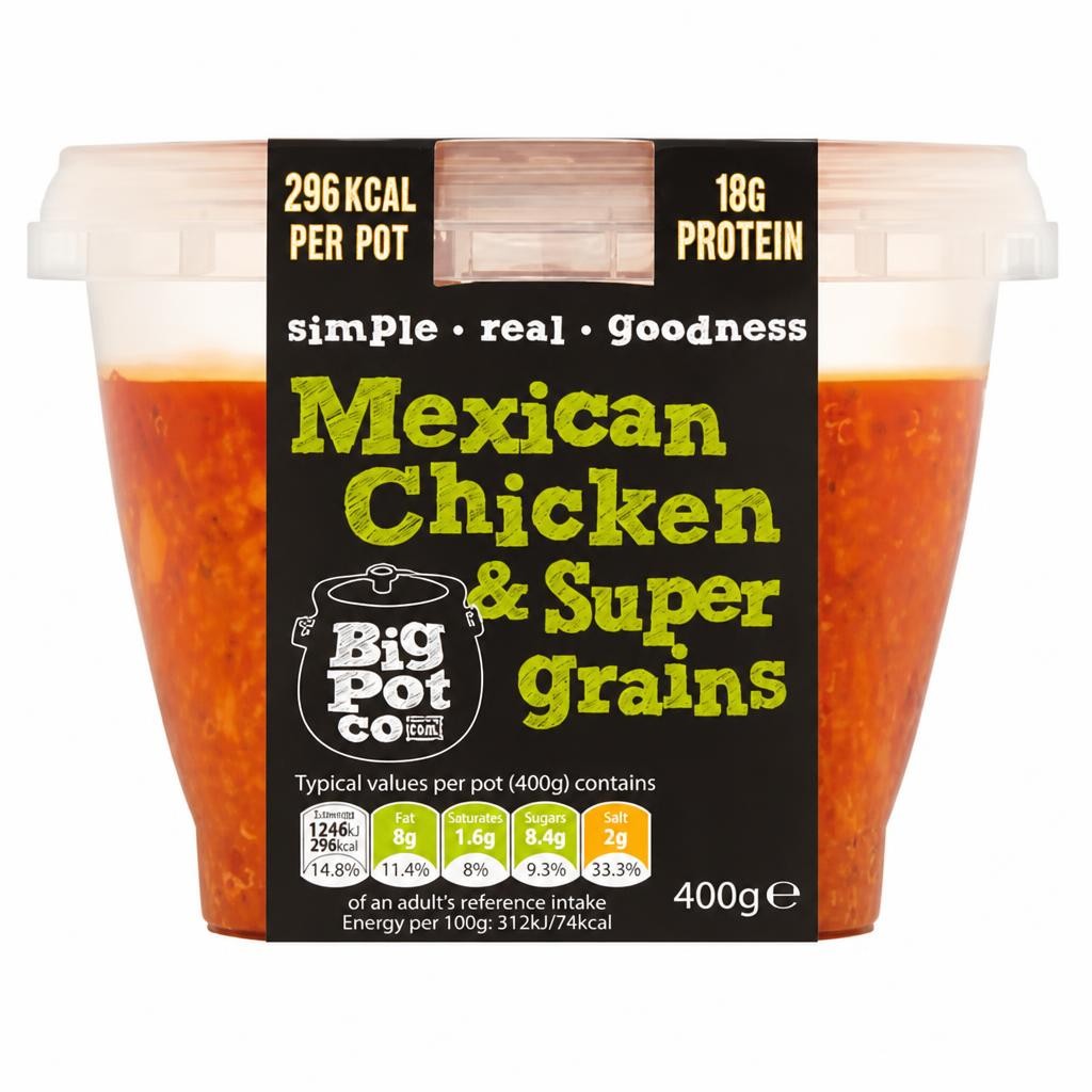 Big Pot Co Mexican Chicken & Supergrains 400g