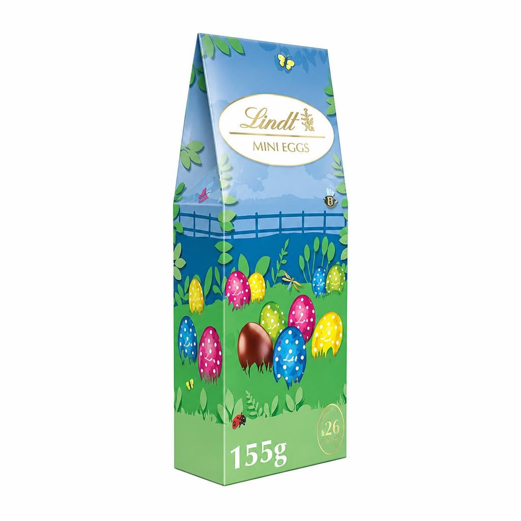 Lindt Mini Milk Chocolate Solid Easter Chocolate Eggs