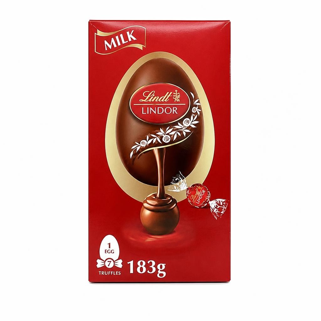 Lindt Lindor Milk Chocolate Easter Egg With Mini Eggs