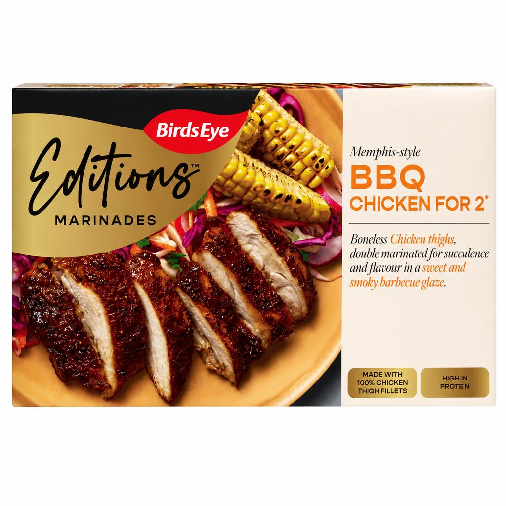 Birds Eye Editions Memphis BBQ Chicken Thigh Fillets 250g
